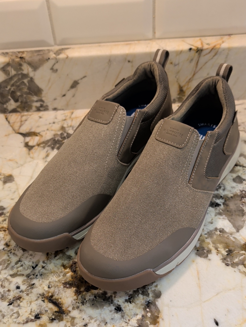 Men's Beige Nunn Bush Sedona Slip On Loafers